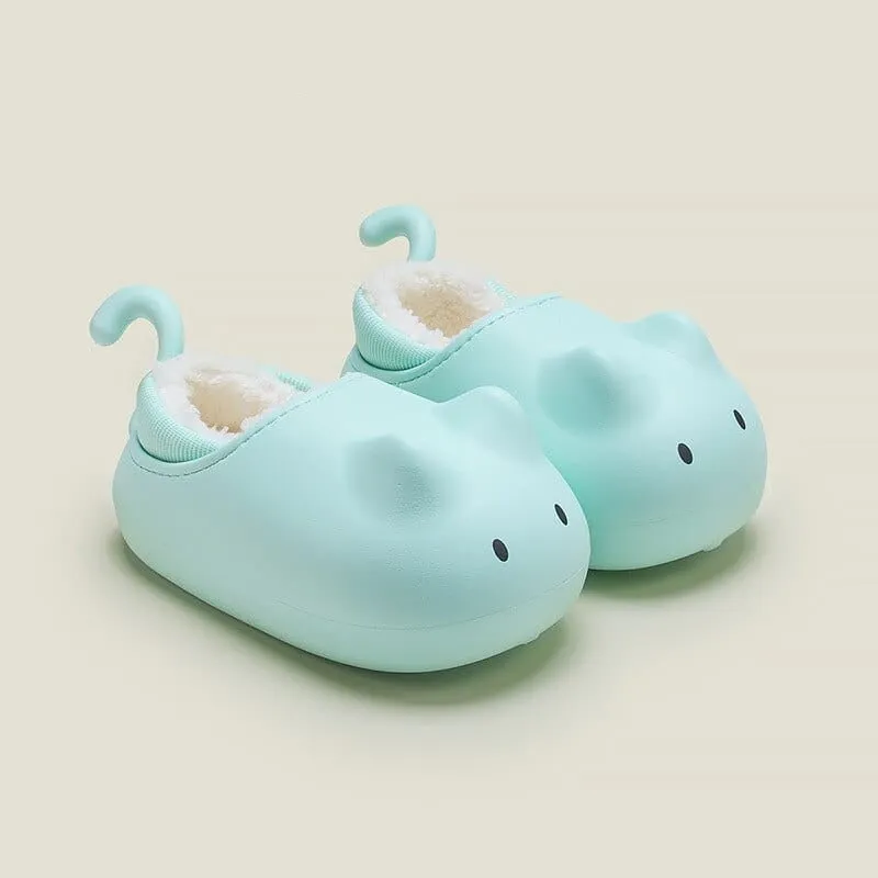 3D Cat Kids Slippers