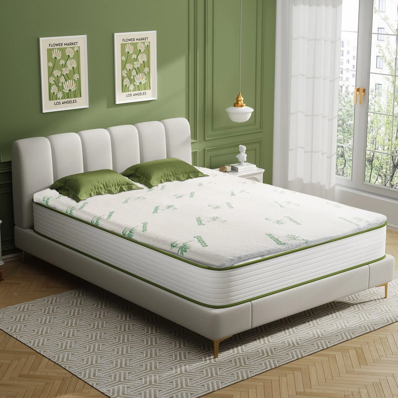4cm Memory Foam Mattress Topper | Bamboo Cover | King Size