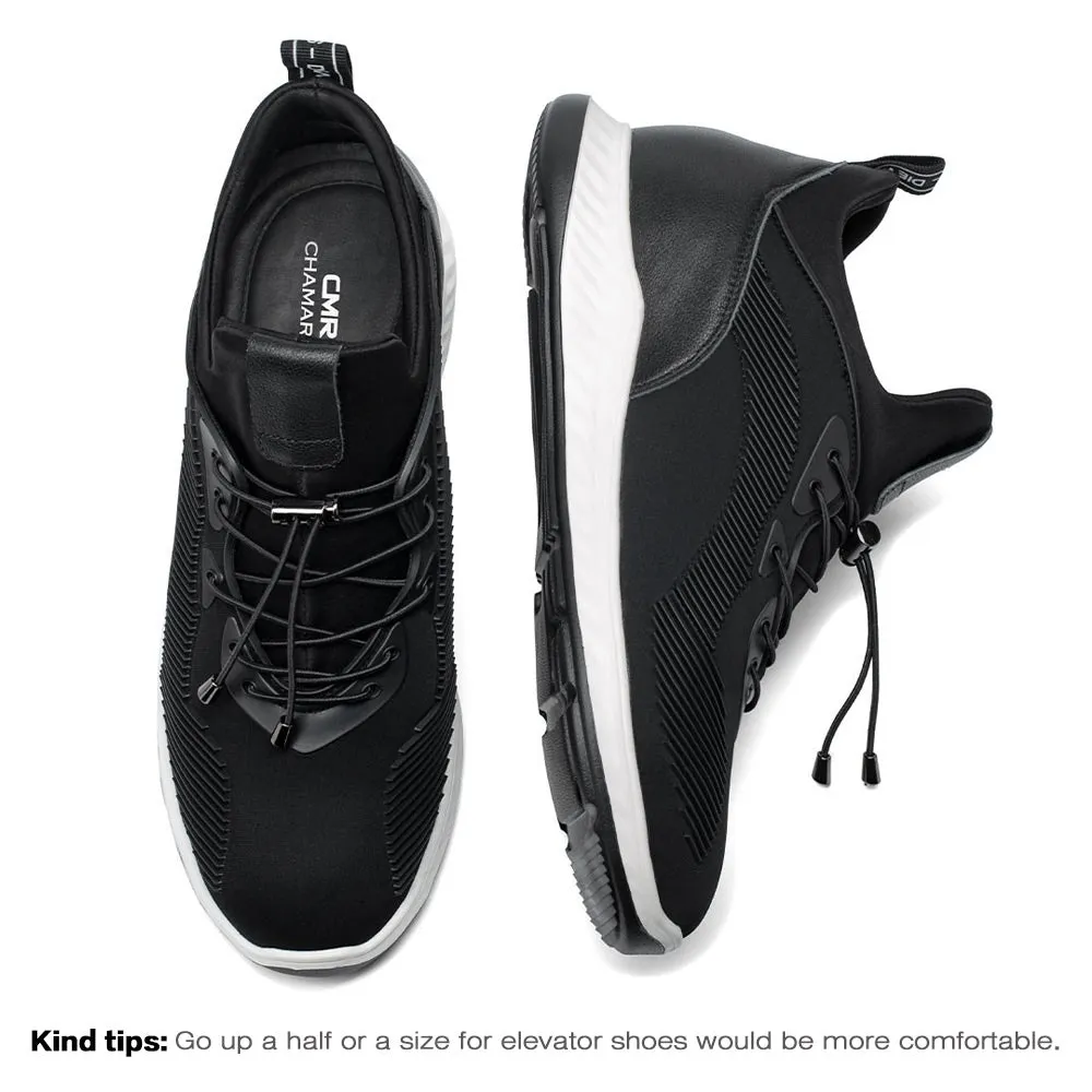 7 CM/2.76 Inches Elevator Sneakers - Boost Your Height with Stylish Sports Shoes for Men