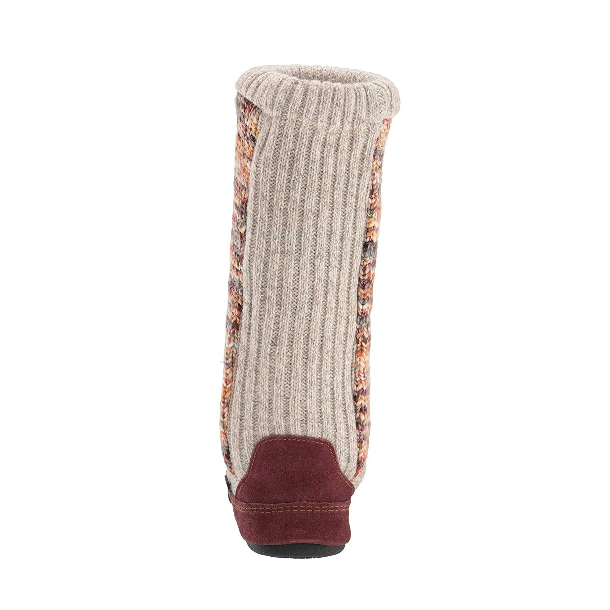 Acorn Women's Slouch Boots - Block Design, Sunset Cable Knit, Medium | A10161SCKWM
