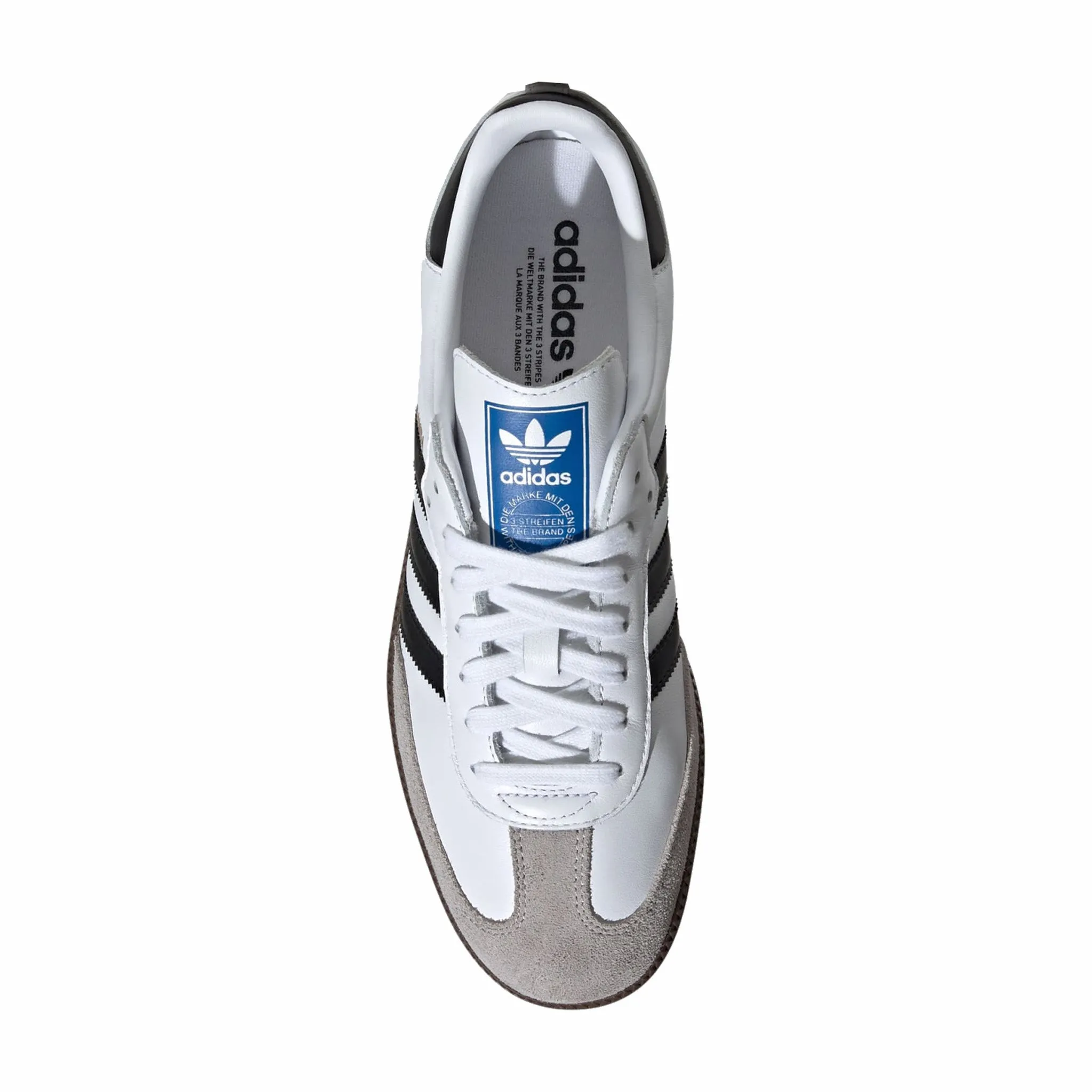 Adidas Men's Samba OG (Cloud White/Core Black/Gum) B75806