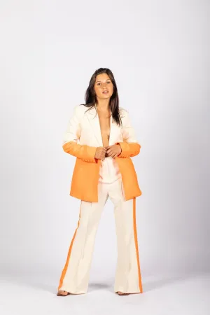 Annie blazer set in orange