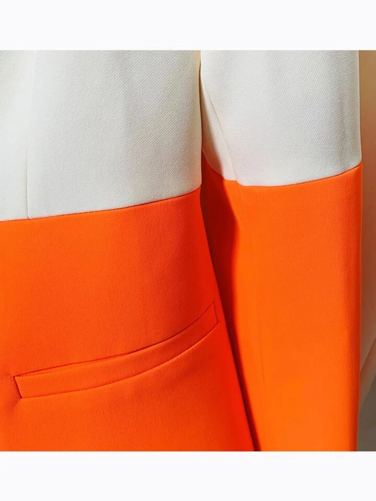 Annie blazer set in orange