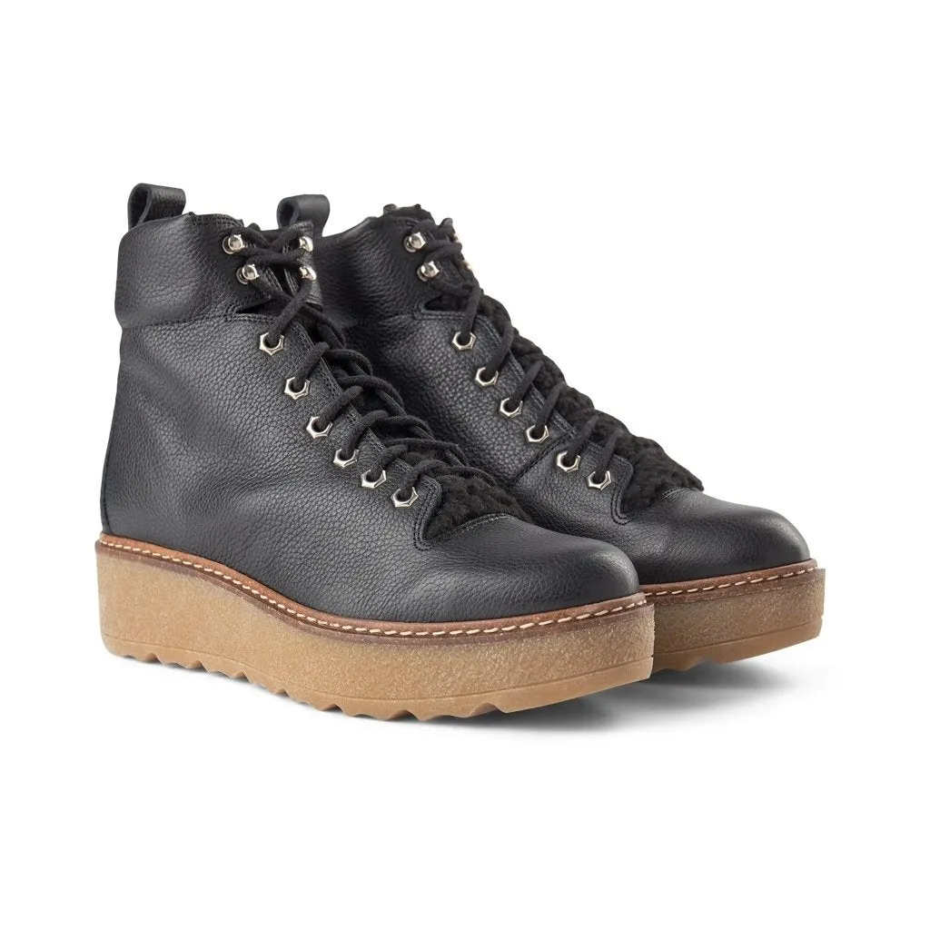 Bex Leather Boot (Black)
