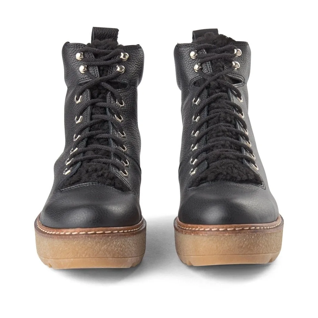 Bex Leather Boot (Black)