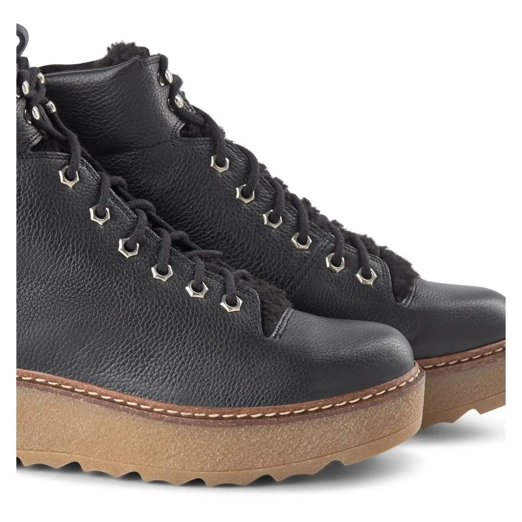 Bex Leather Boot (Black)
