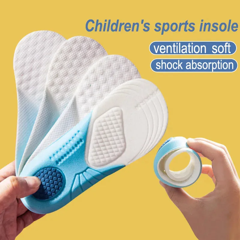 Breathable Memory Foam Insoles for Kids Shoes