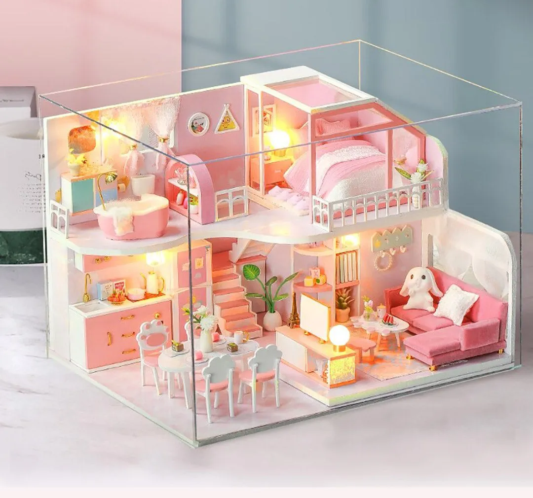 Cozy and Adorable Time DIY Dollhouse Miniature Kit