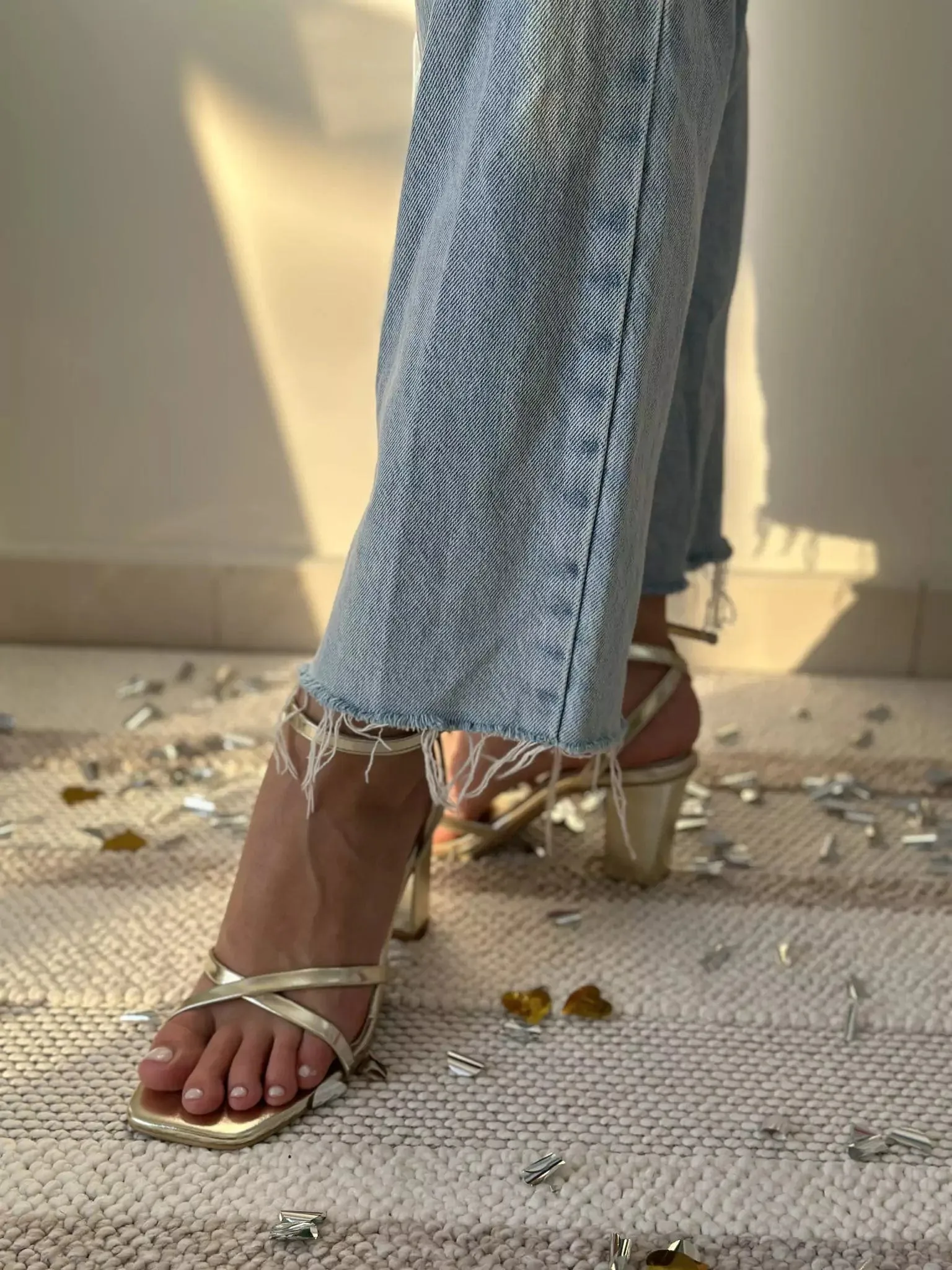 Diana Gold Heels