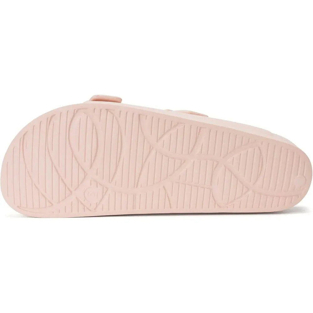 Double Buckle Patterned Sandals
