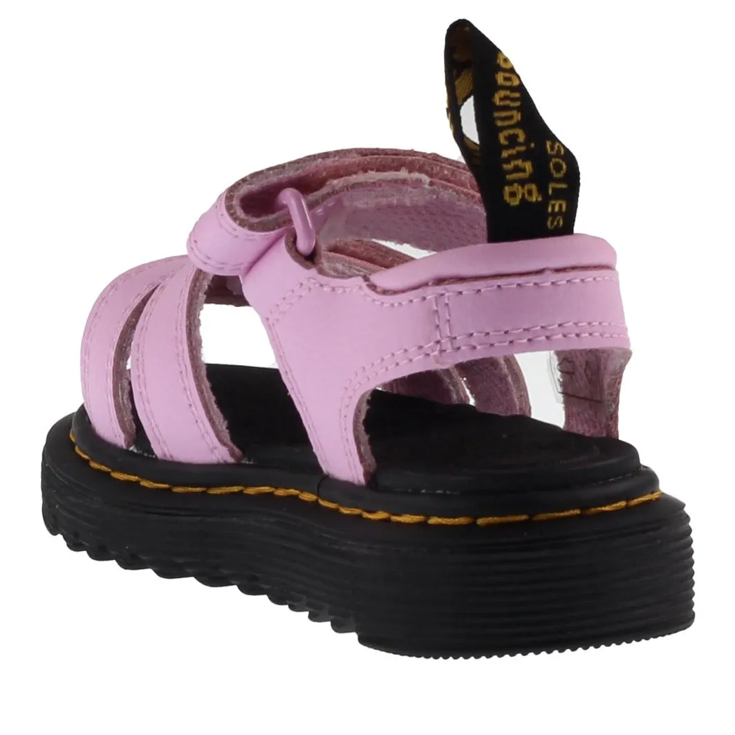 Dr Martens Shoes Infants Klaire Pale Pink