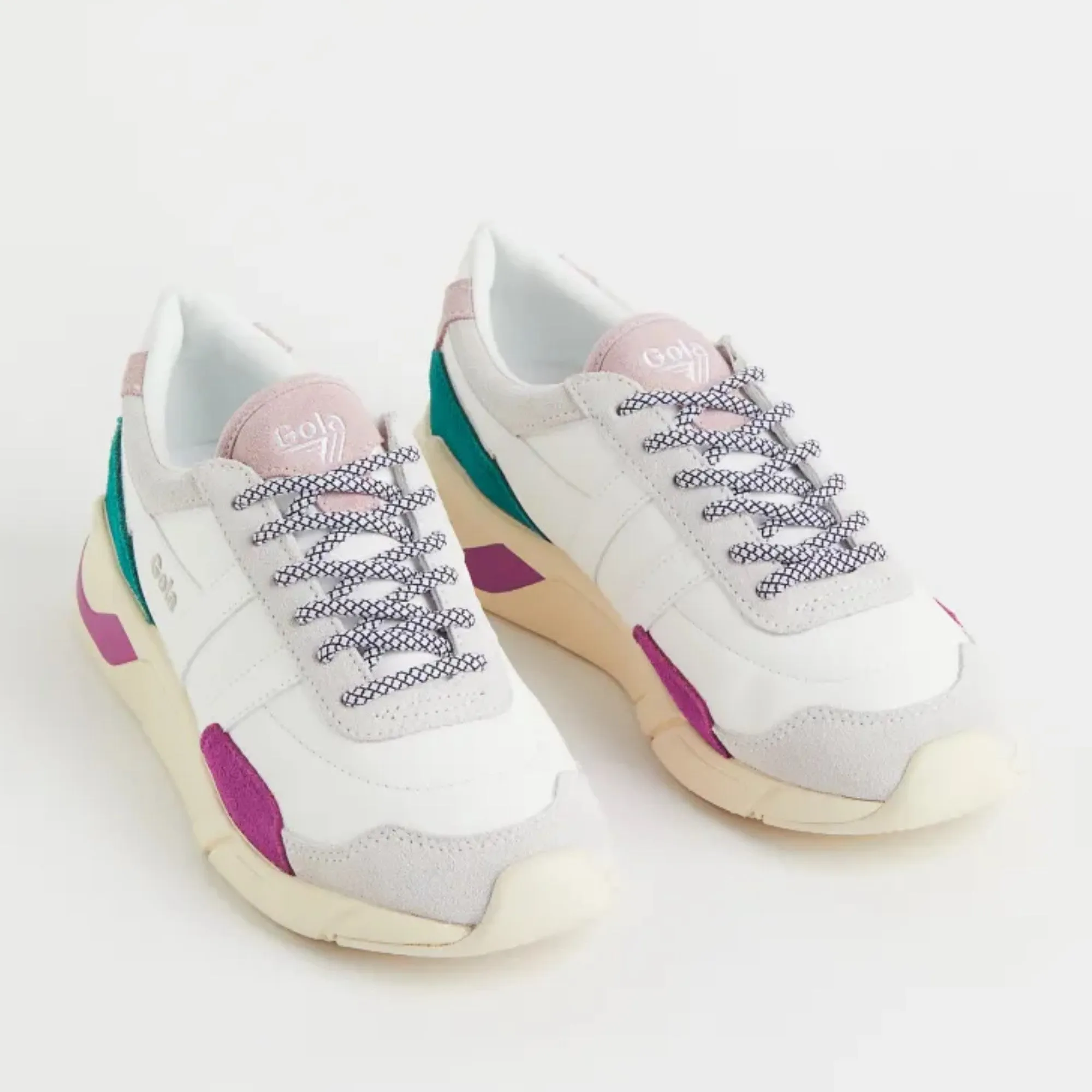 Eclipse Trident Sneaker (White   Foxglove   Chalk Pink)