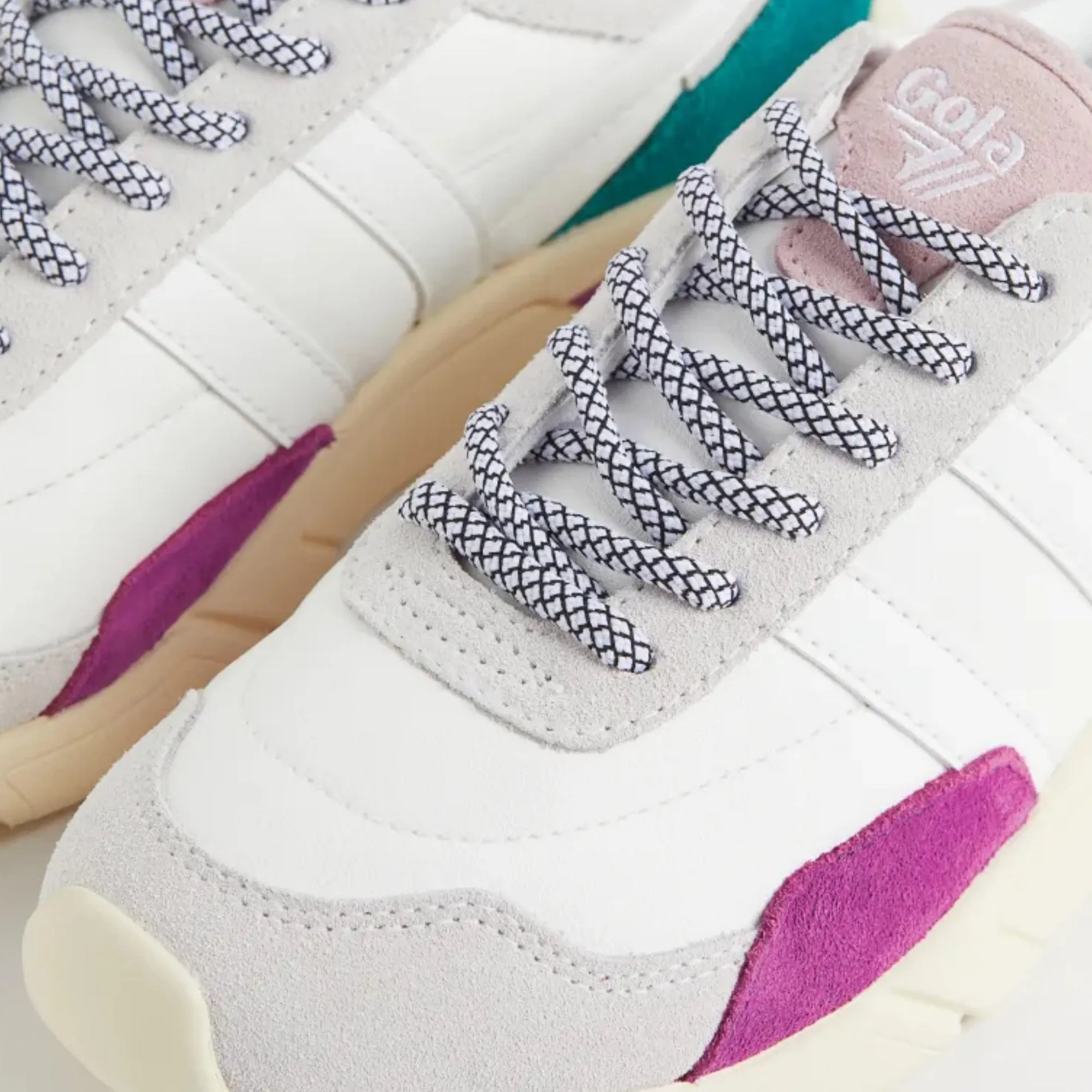 Eclipse Trident Sneaker (White   Foxglove   Chalk Pink)