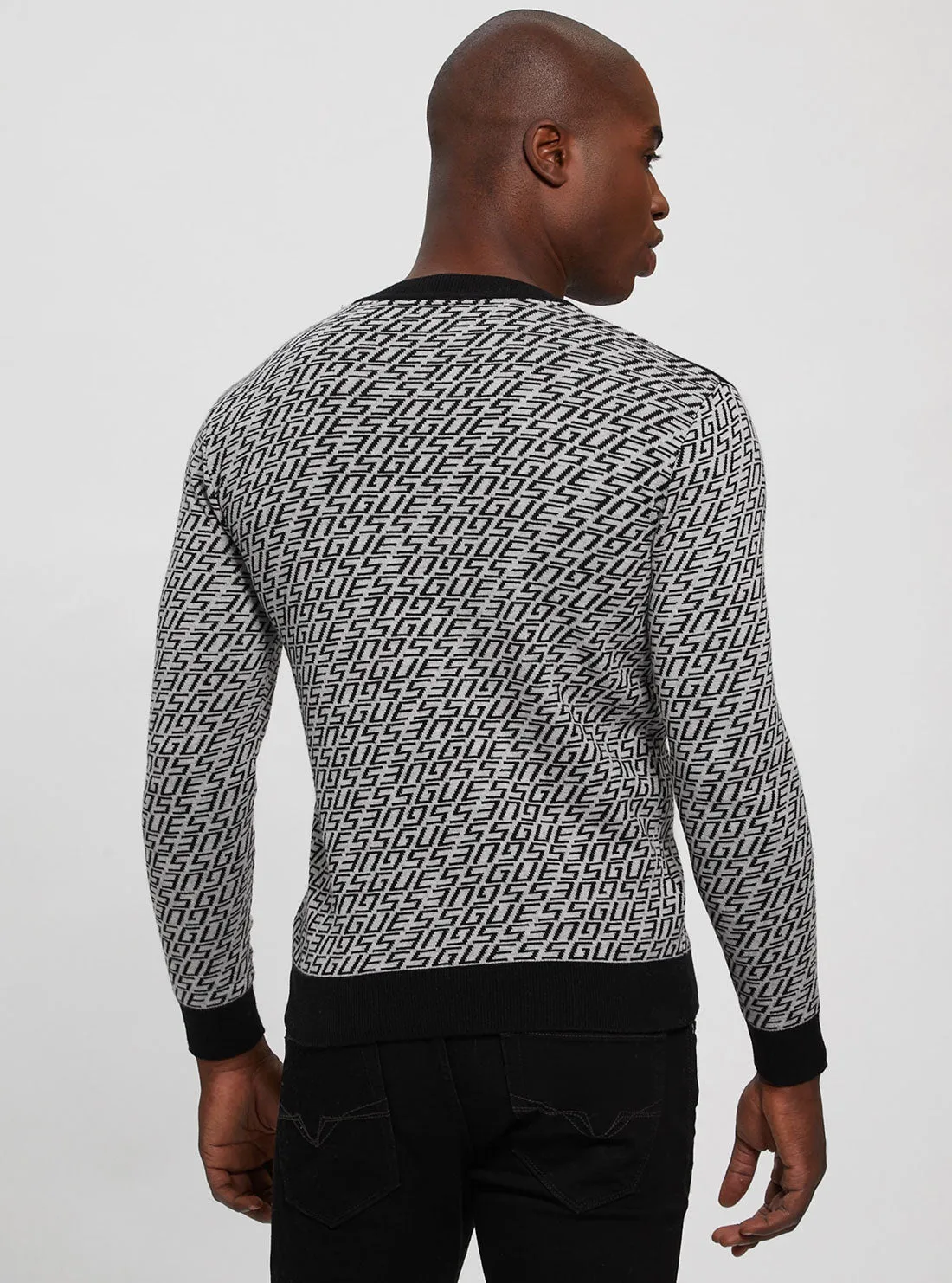 Eco Black Logo Palmer Knit Top