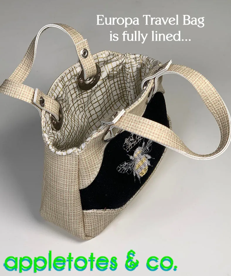 Europa Travel Bag Sewing Pattern for 18 Inch Dolls