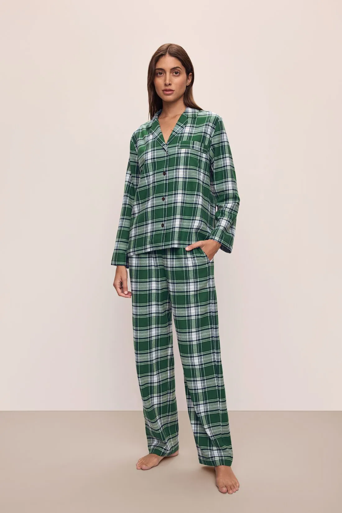 Flannel Long PJ Set