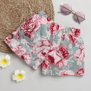 Floral Printed Short - Green