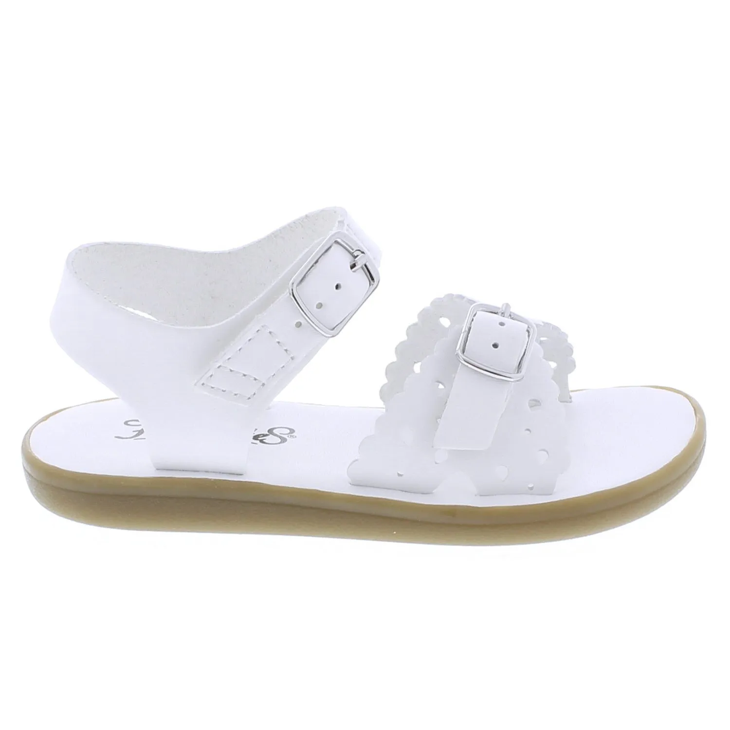 Footmates Eco-Ariel | White Kids & Toddler Sandals
