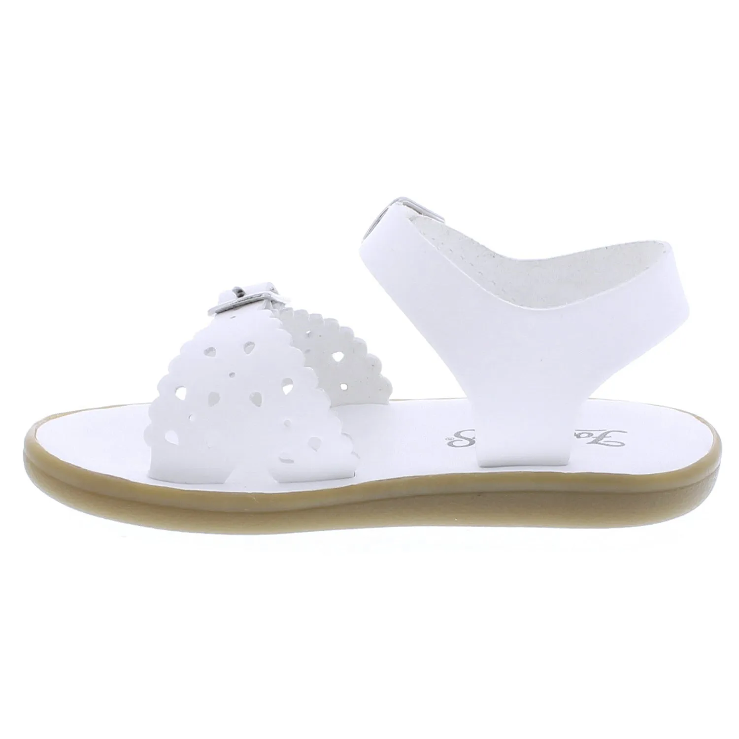 Footmates Eco-Ariel | White Kids & Toddler Sandals