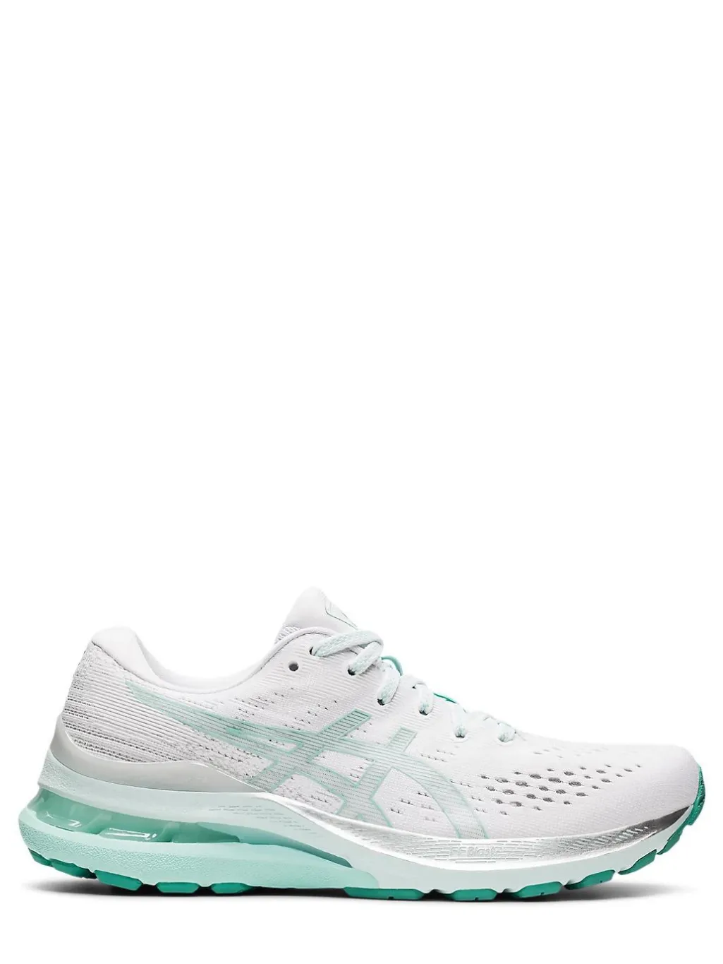 Gel Kayano 28 Womens White-Oasis Green