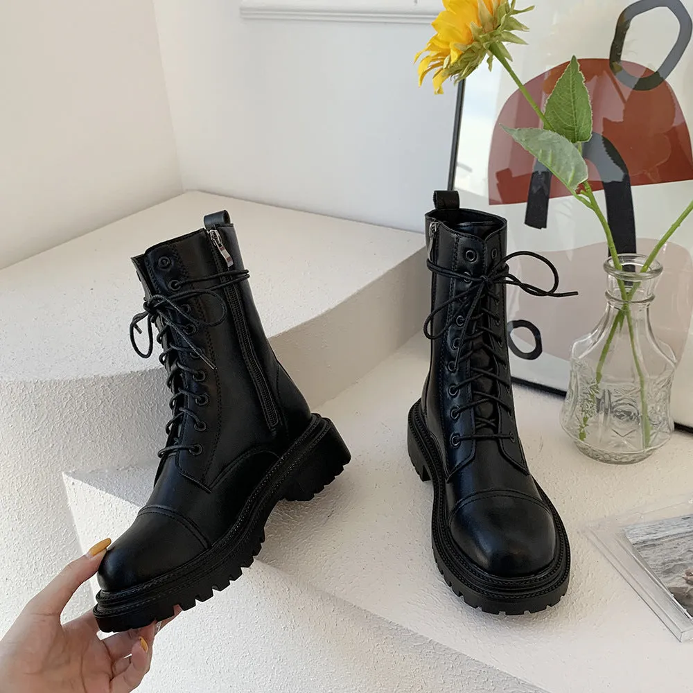 Glimmer Grove Wedge - Thick Sole Booties by The Nevermore
