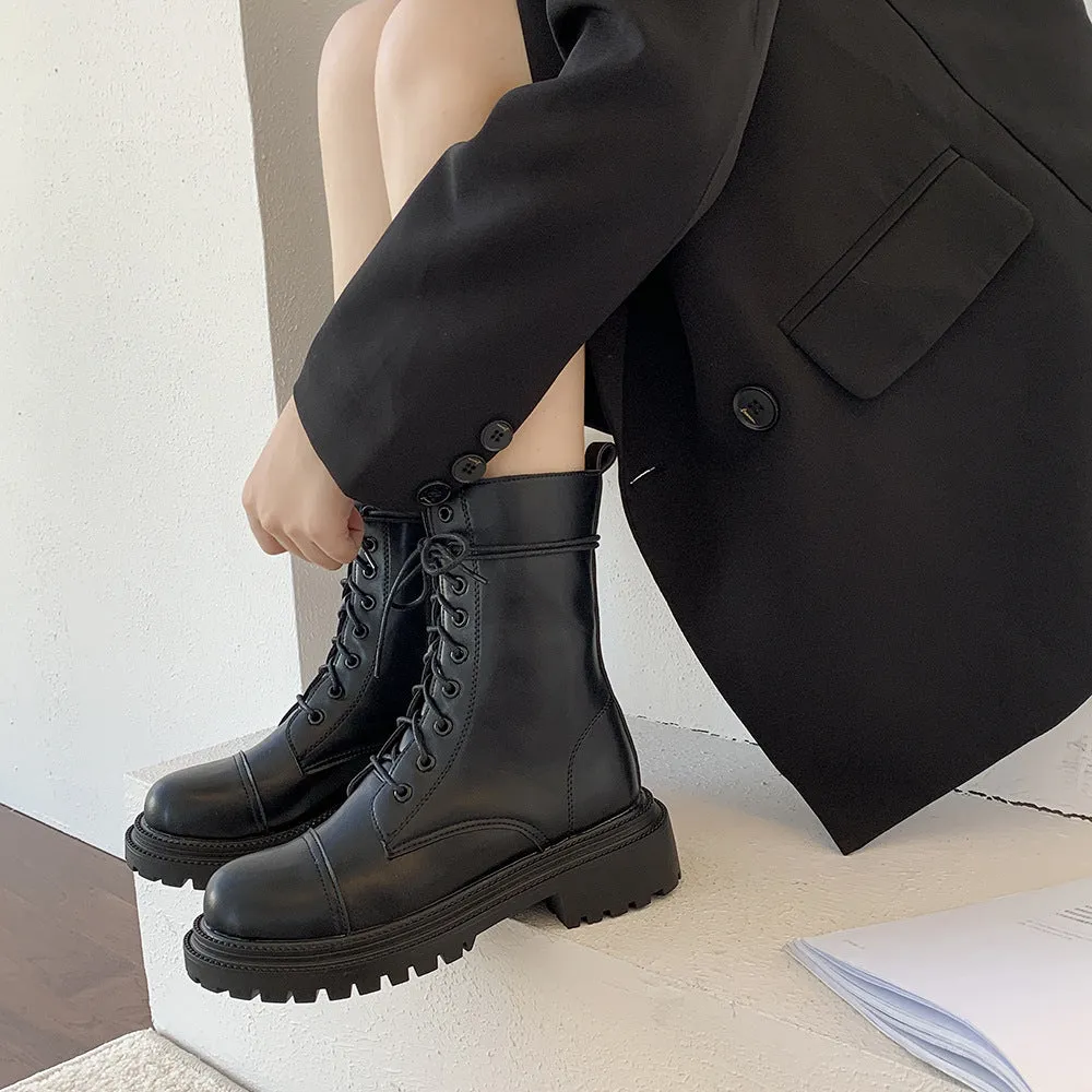 Glimmer Grove Wedge - Thick Sole Booties by The Nevermore