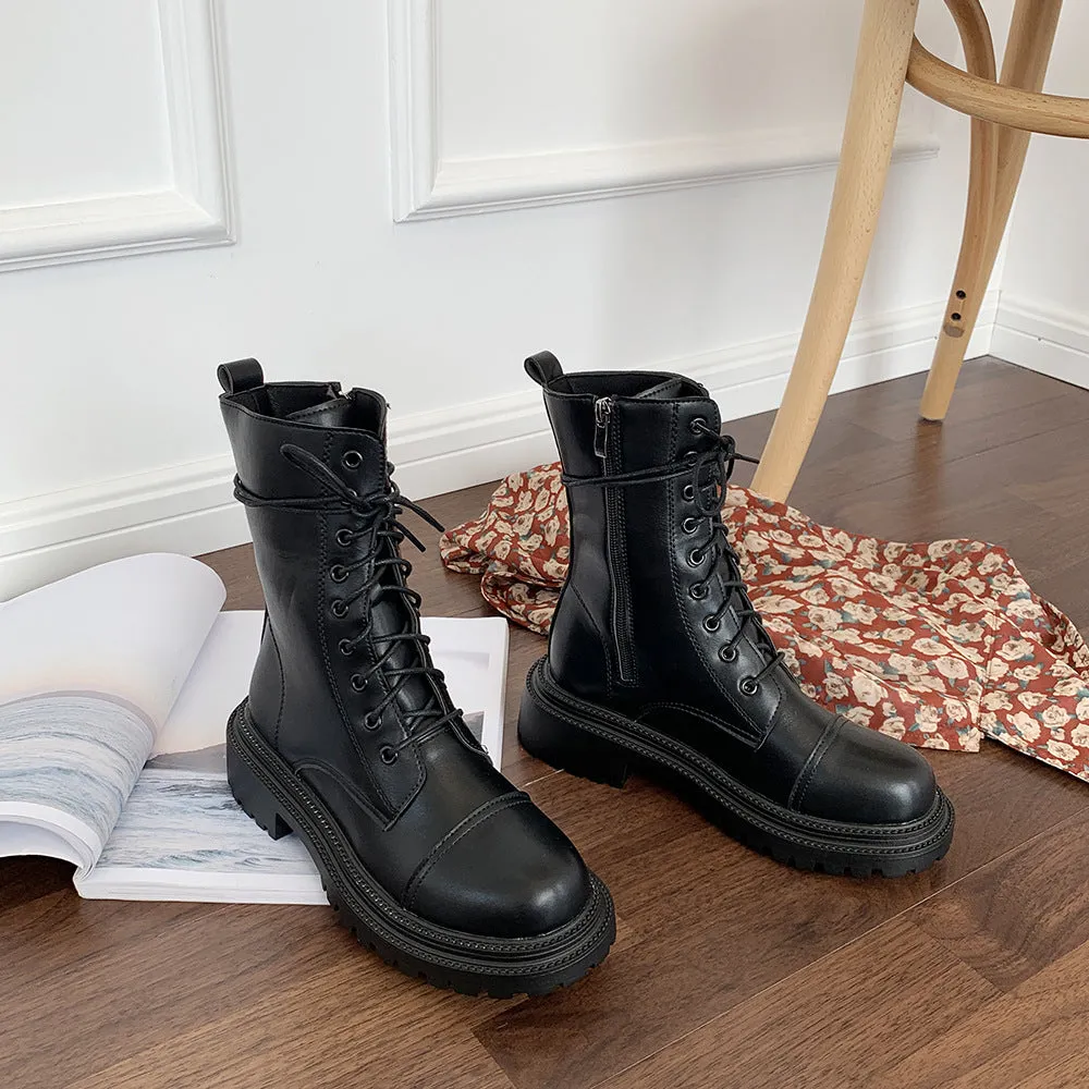 Glimmer Grove Wedge - Thick Sole Booties by The Nevermore