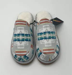 Grey Aztec Slippers