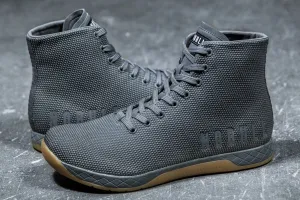 HIGH-TOP DARK GREY GUM TRAINER (MEN'S)