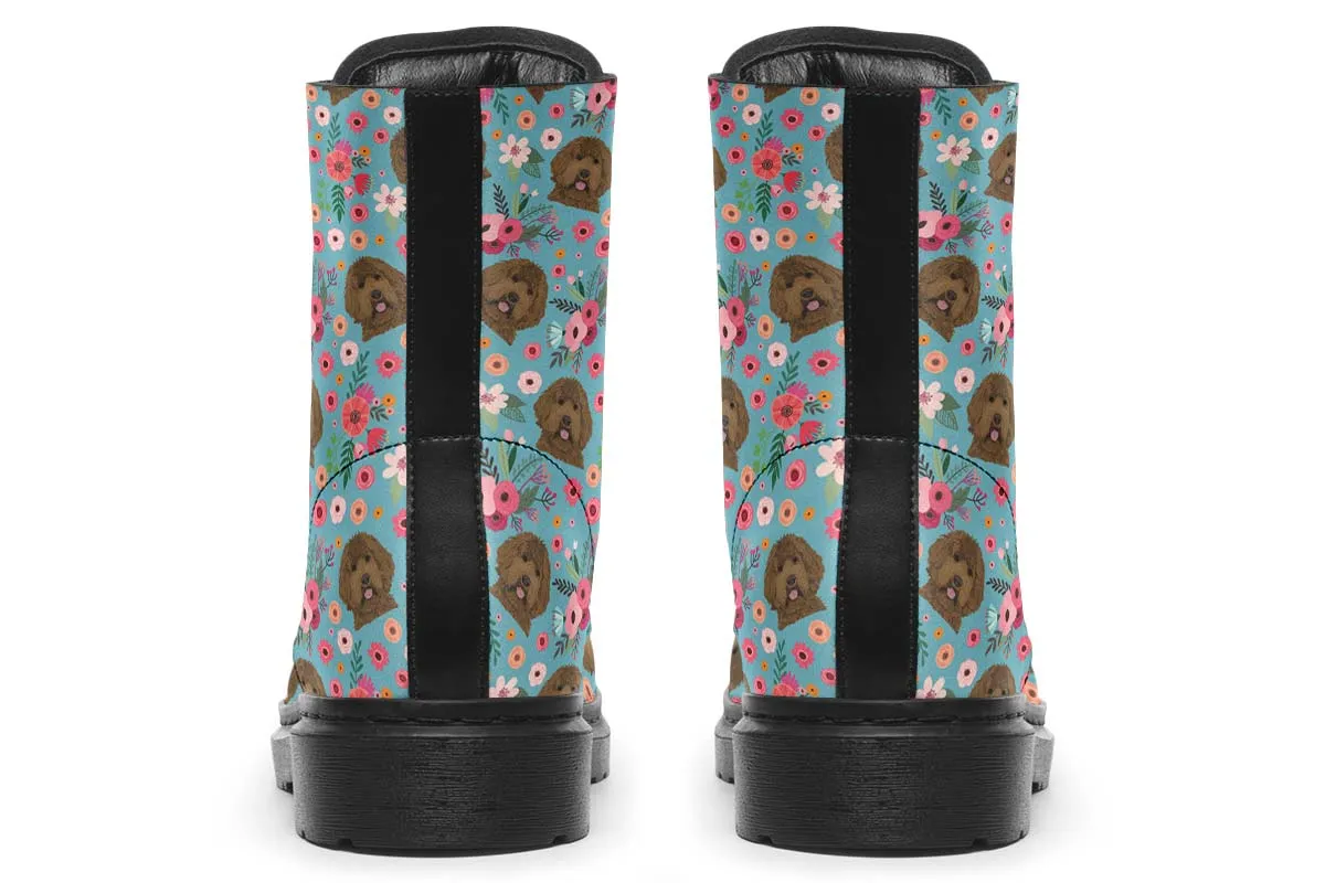 Labradoodle Flower Boots
