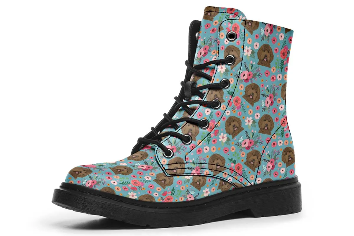 Labradoodle Flower Boots