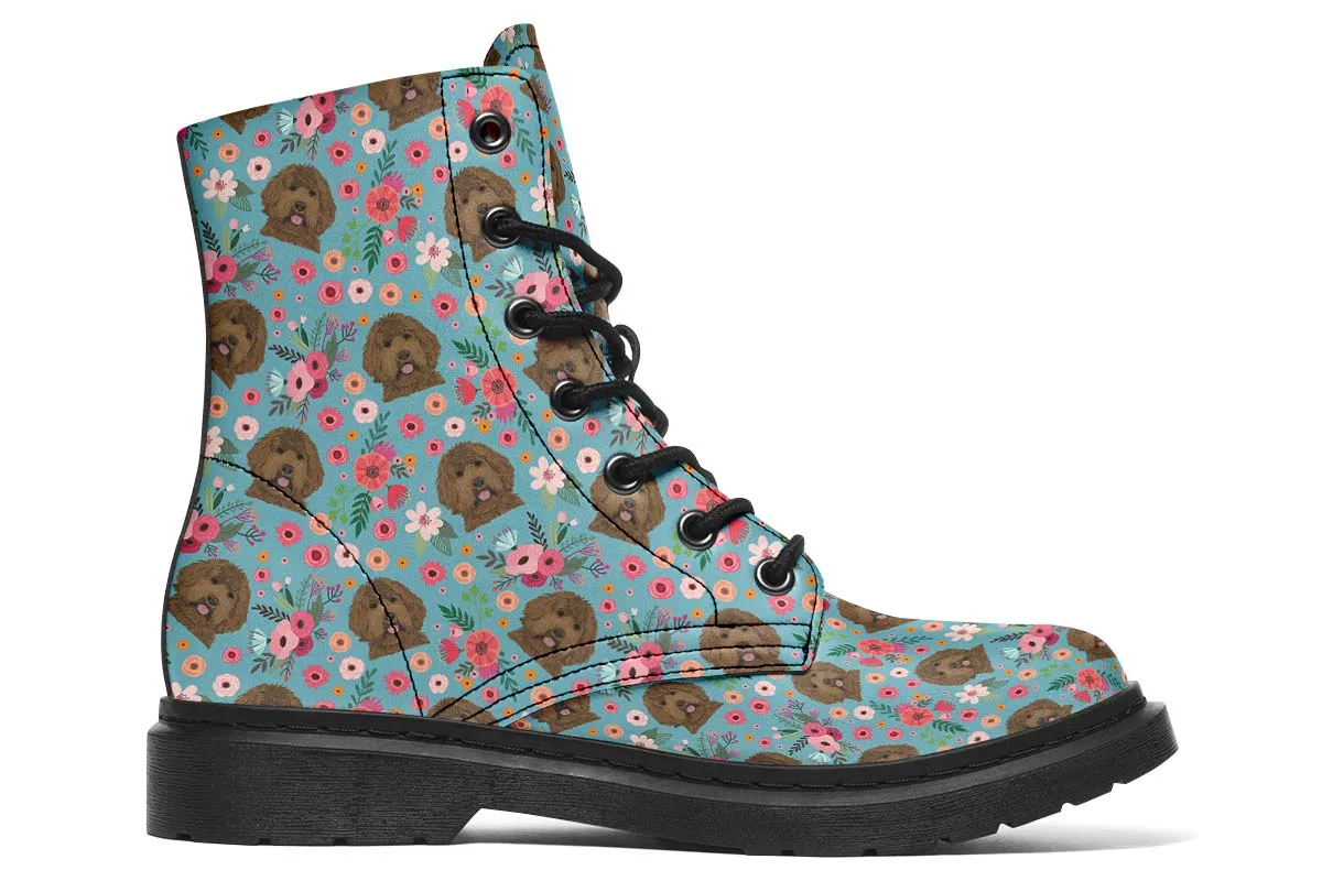 Labradoodle Flower Boots