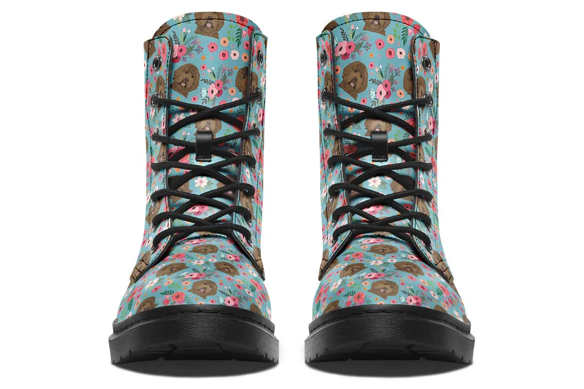 Labradoodle Flower Boots