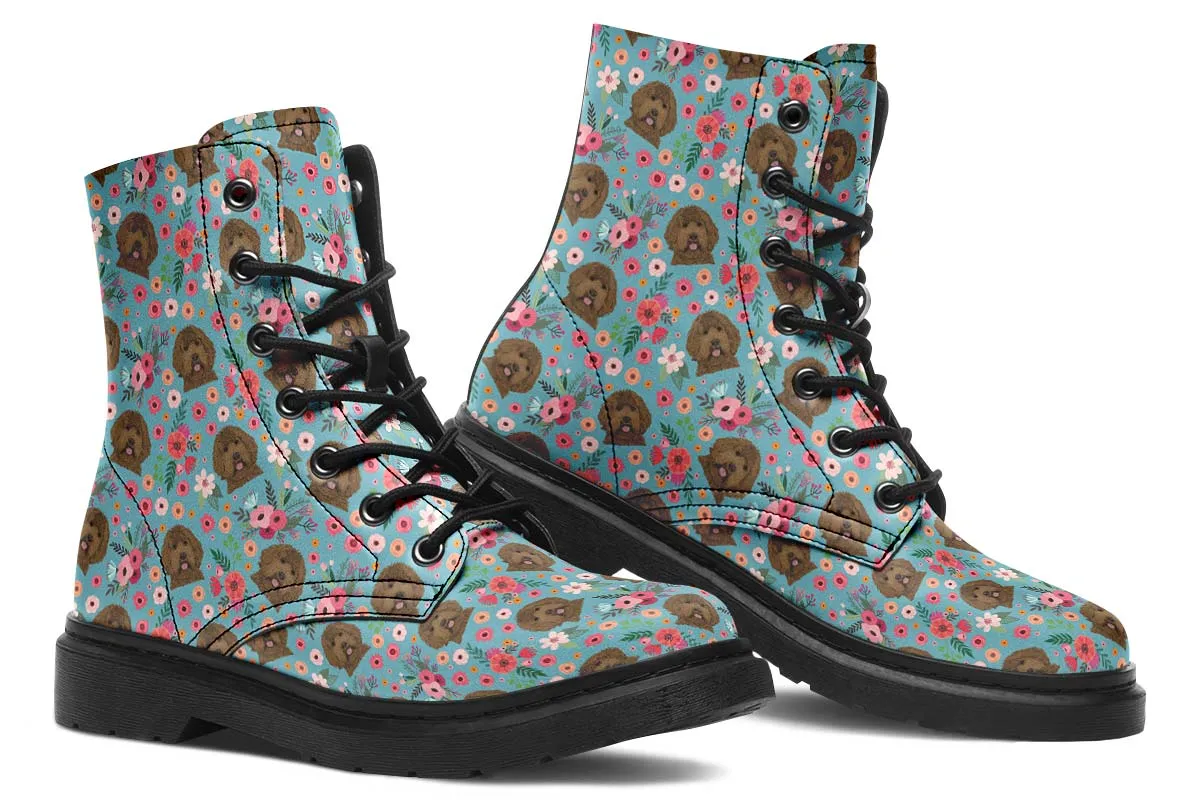 Labradoodle Flower Boots