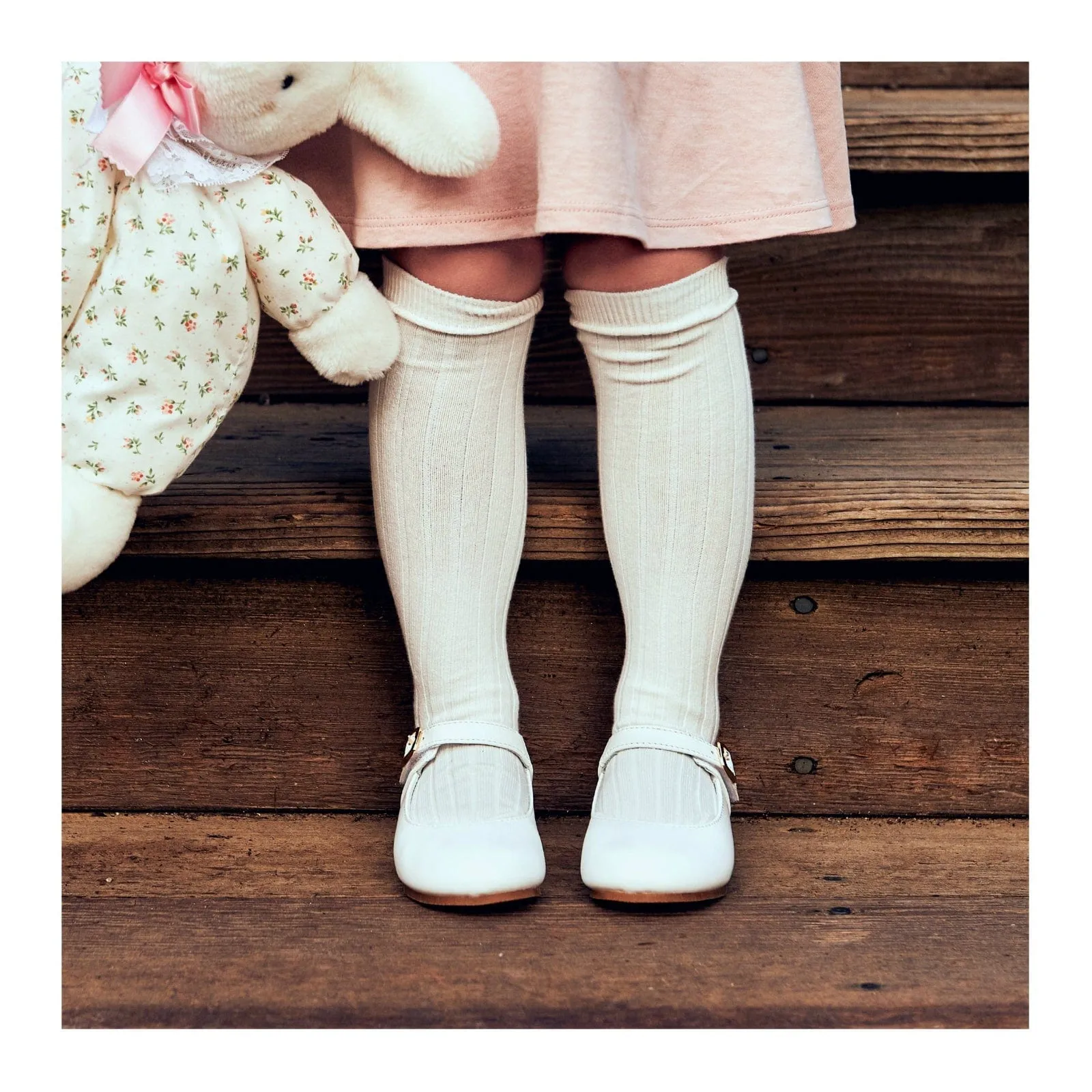 L'Amour Rebecca Dressy Flat Pearly