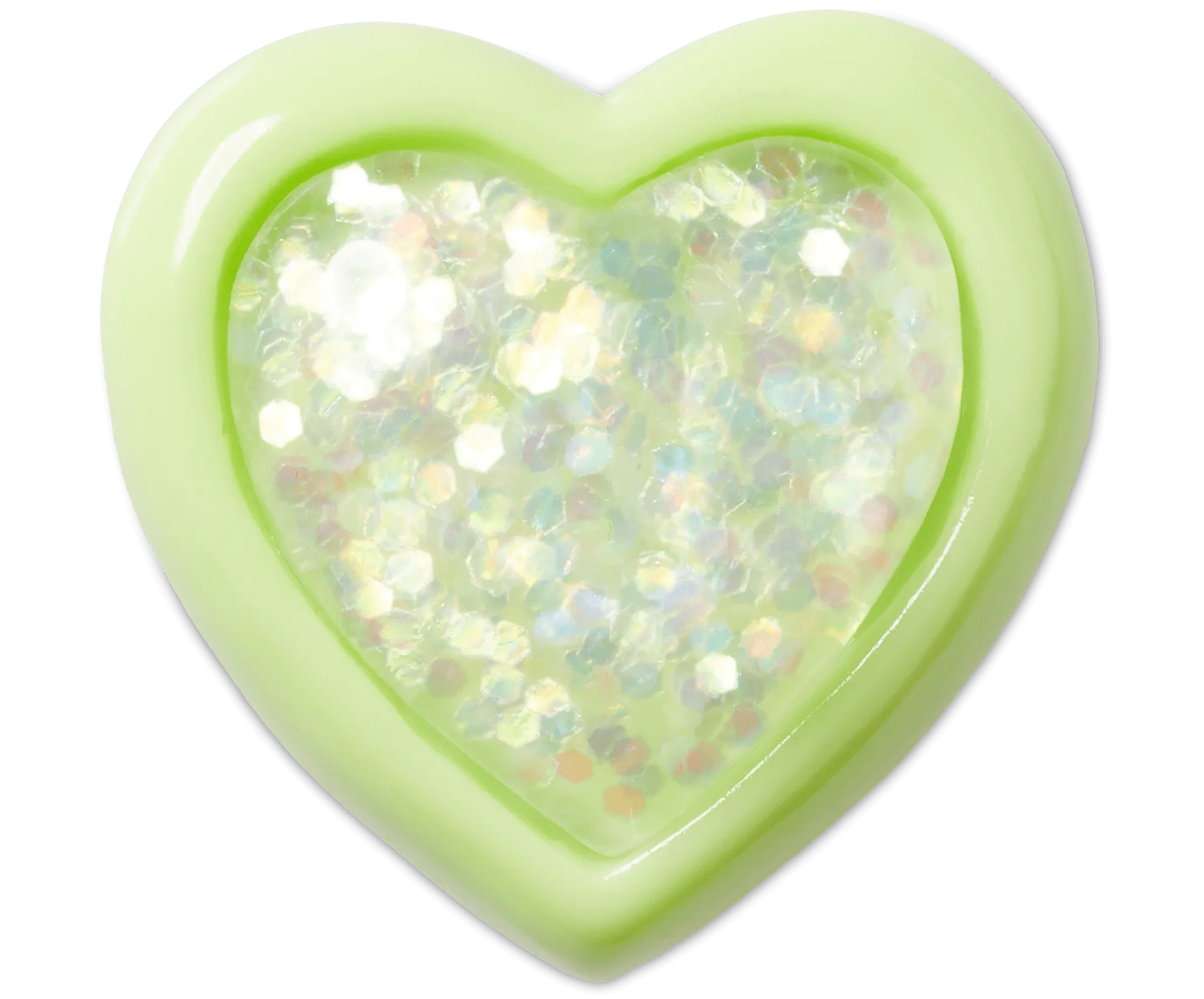 Light Green Heart Gem