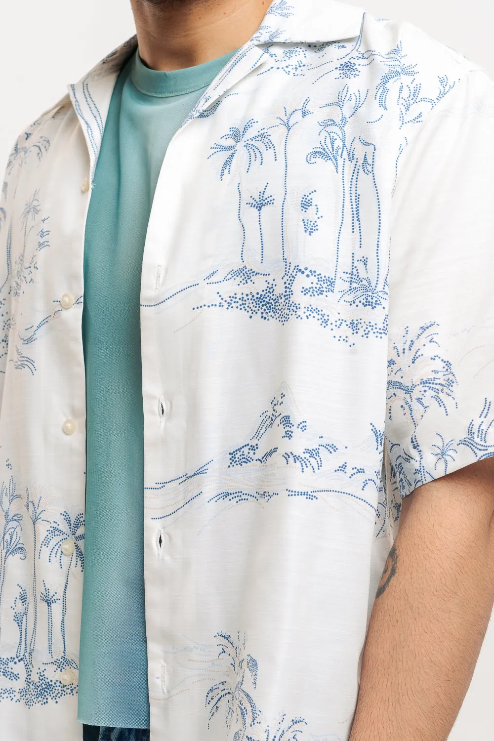 Men's Tropical Print Shirt