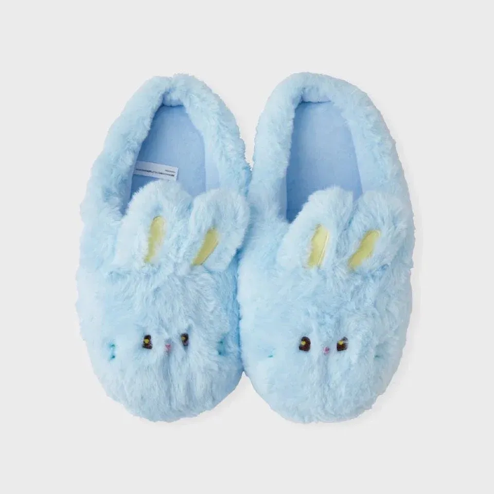 NEWJEANS X LINE FRIENDS© OFFICIAL MERCHANDISE BUNINI PLUSH HOUSE SLIPPERS
