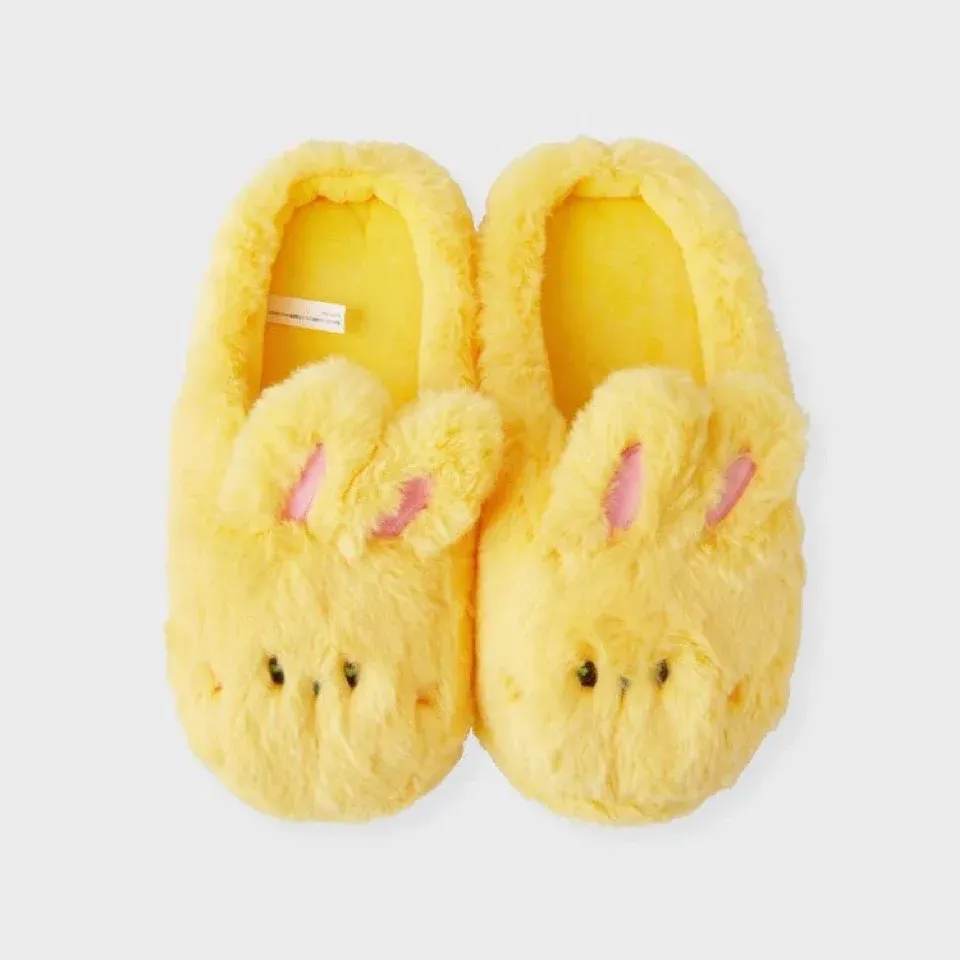 NEWJEANS X LINE FRIENDS© OFFICIAL MERCHANDISE BUNINI PLUSH HOUSE SLIPPERS