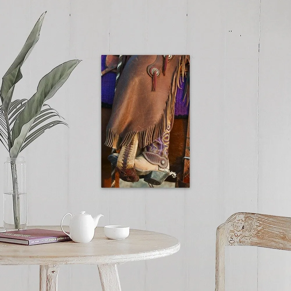 "Cowgirl Boots" Canvas Wall Art