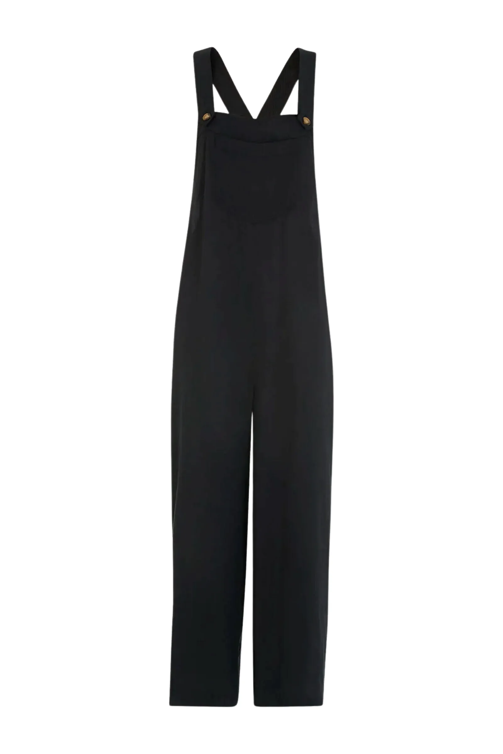 Rita Easy Dungarees - Black