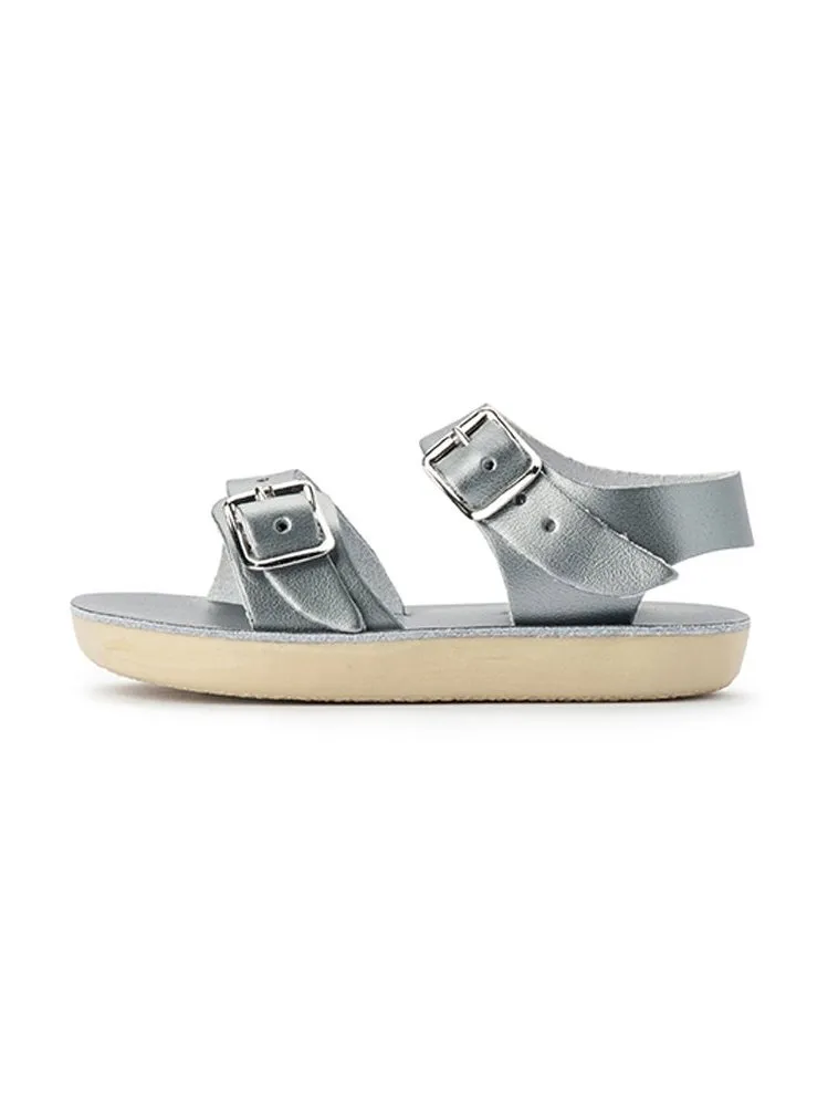 Salt Water Sandals Sun San Sea Wee Pewter