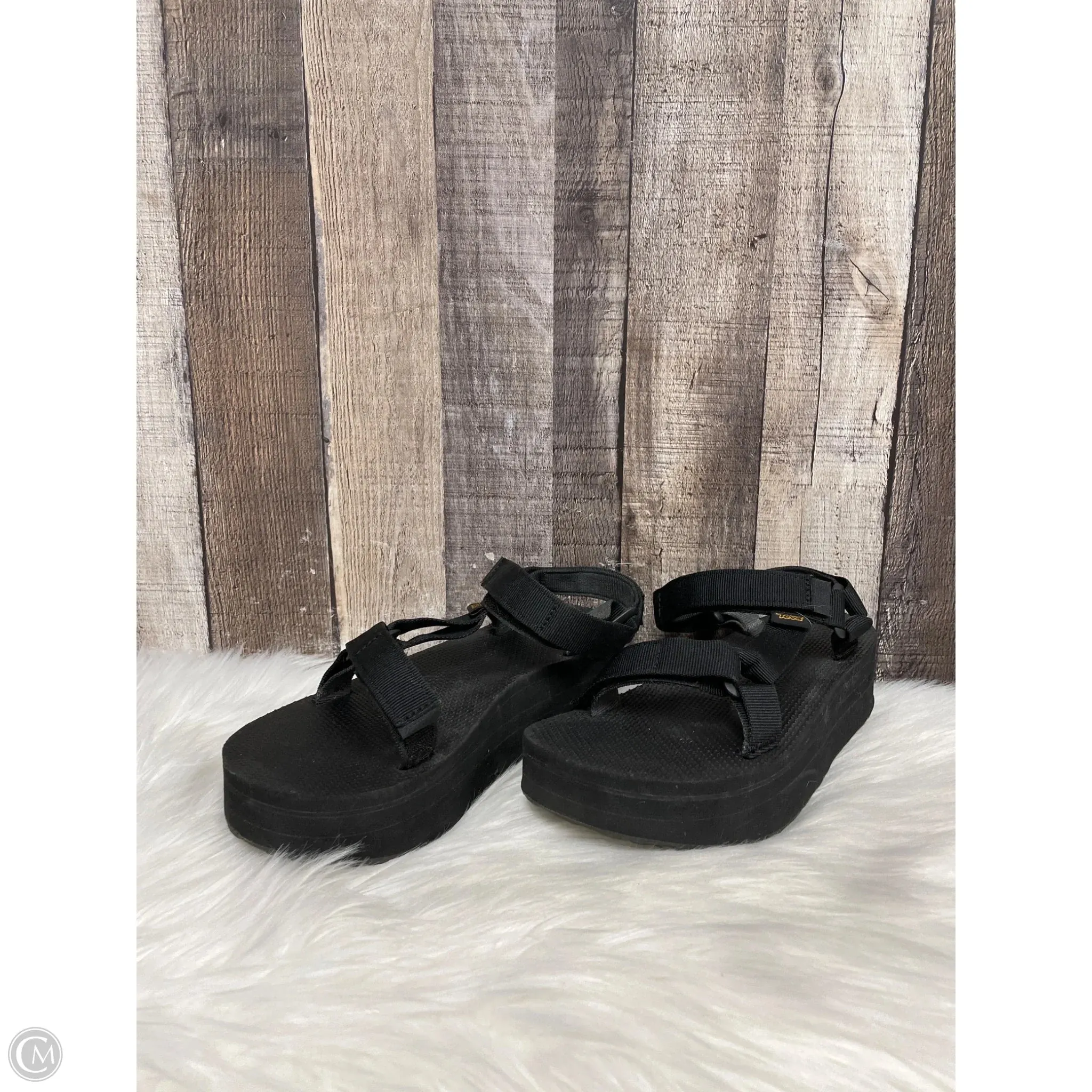 Shoes Heels Block By Mix No 6 In Black, Size: 7