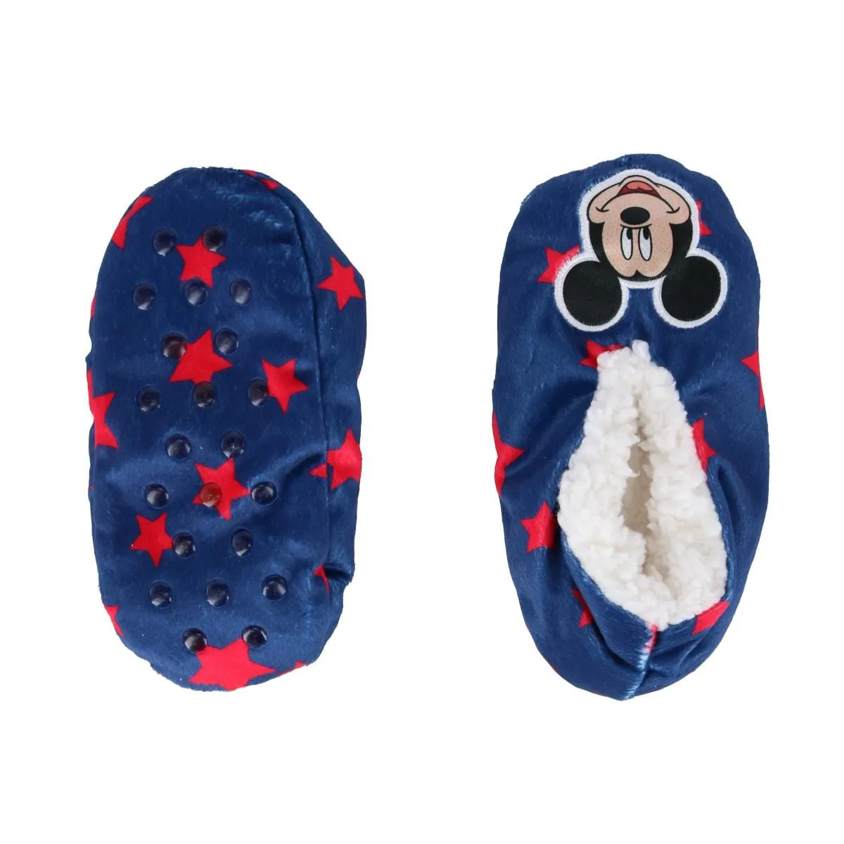 Textiel Trade Kids' Disney Mickey Mouse & Stars Anti-Slip Slippers