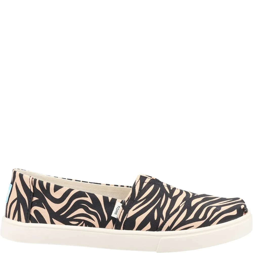 TOMS Alpargata Cupsole Tiger Stripes Slip On