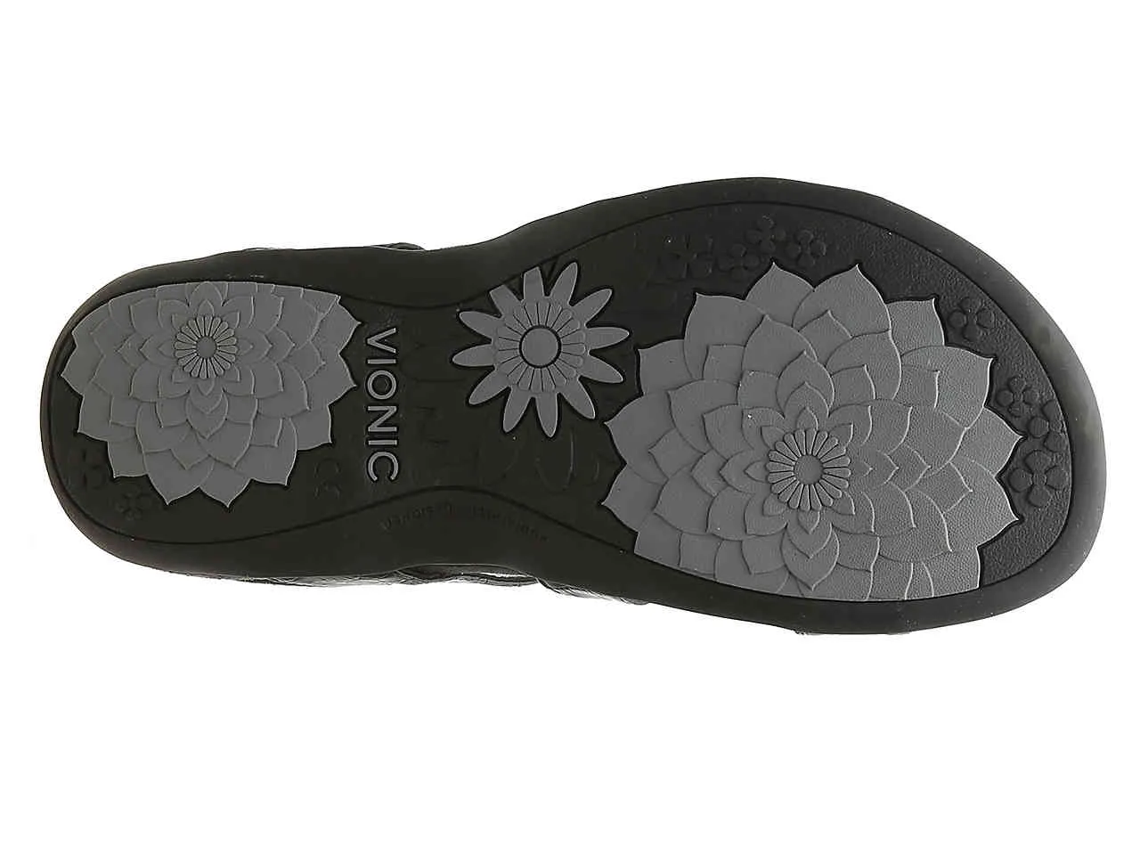 Vionic Women's Amber Sandals- Black/ Croc