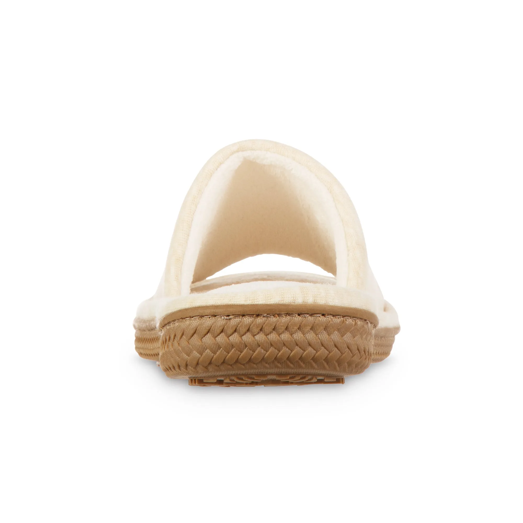 Women's Microterry Staycation Slide with Enhanced Heel Cushion