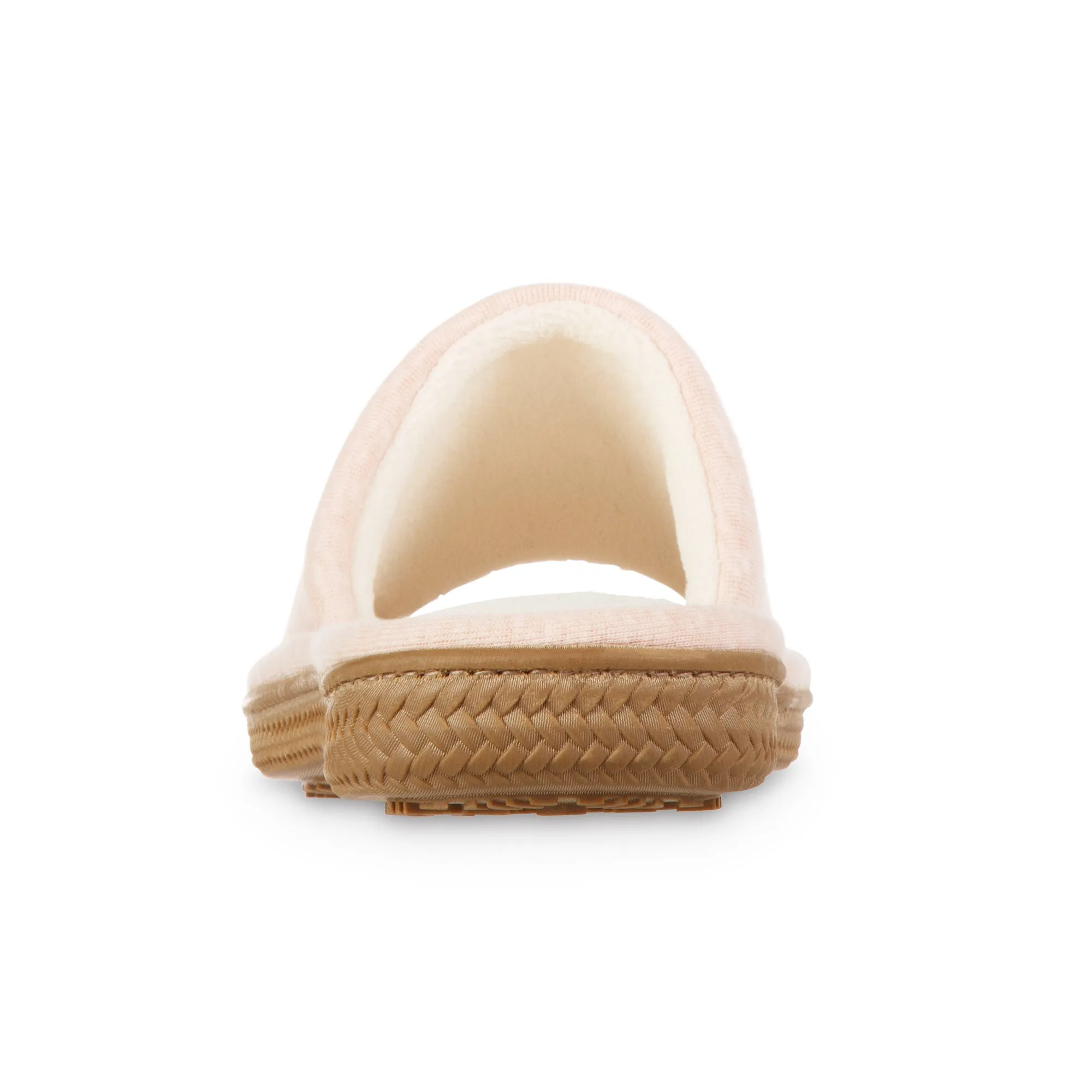 Women's Microterry Staycation Slide with Enhanced Heel Cushion